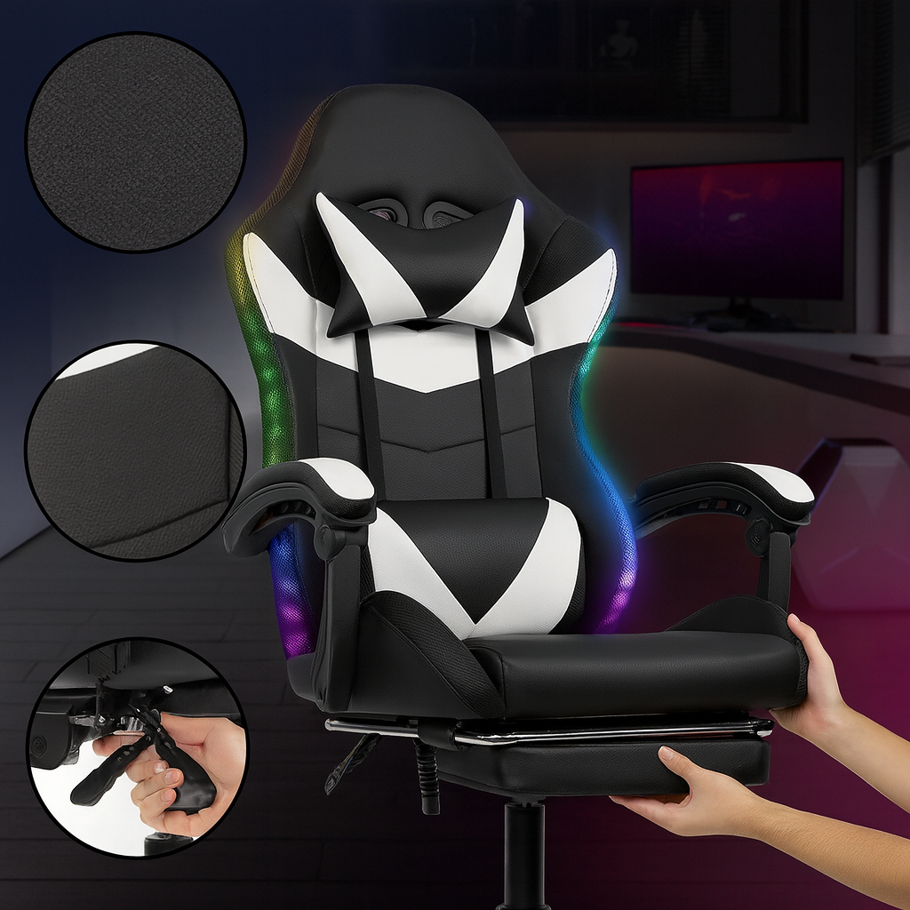 Ergonomic Gaming Chair for Adults – Professional Long-Sitting Support | Computer Chair for Extended Gaming Sessions | Trufairs