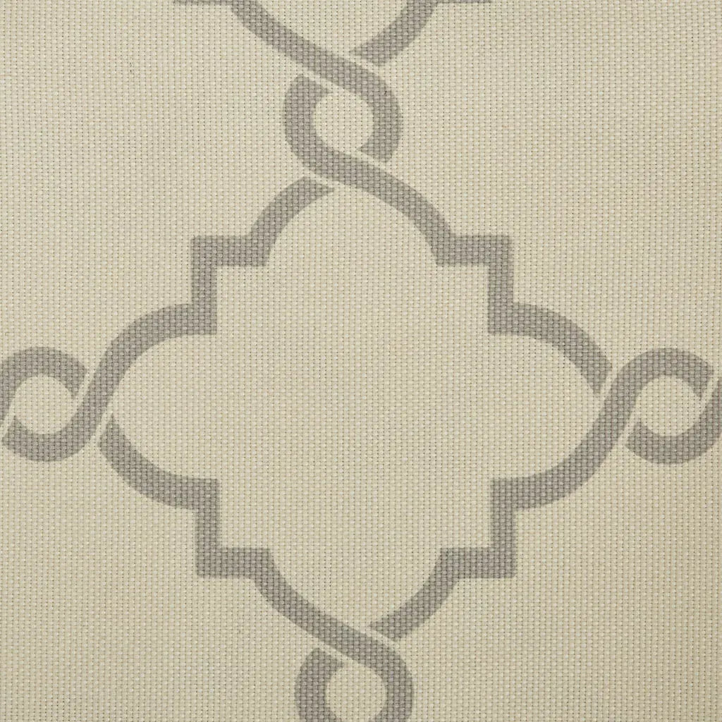 Fretwork Print Grommet Top Window Curtain Panel(Only 1 Pc Panel)