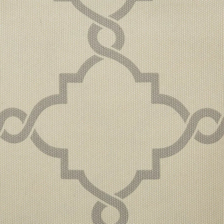 Fretwork Print Grommet Top Window Curtain Panel(Only 1 Pc Panel)