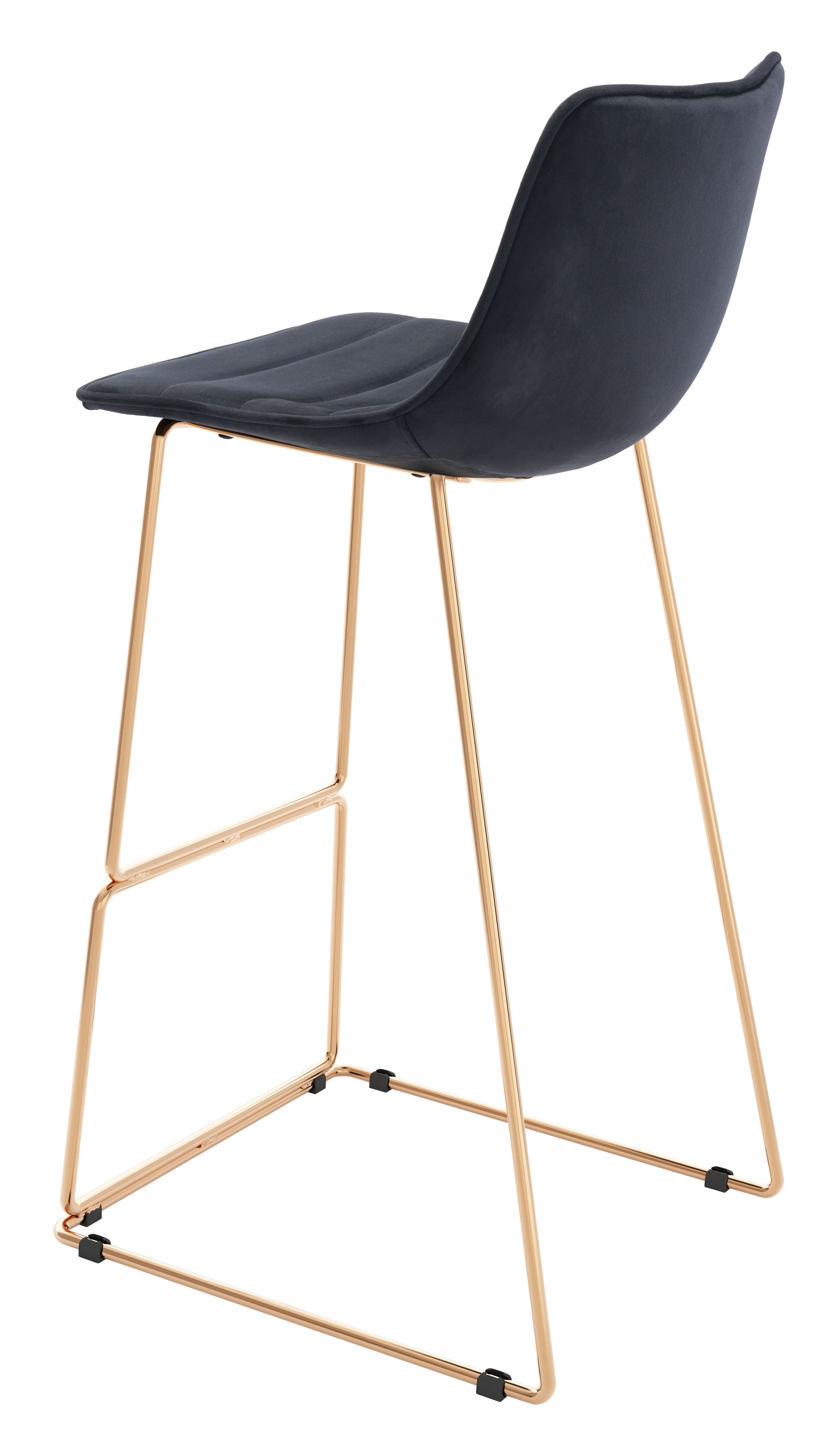 Adele Barstool (Set of 2) Black & Gold