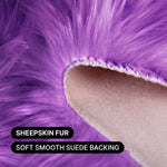 Care features graphic showing anti-skid backing - machine washable and easy spot clean