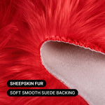 Care features graphic showing anti-skid backing - machine washable and easy spot clean