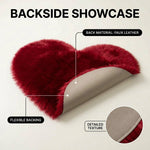 Care features graphic showing anti-skid backing - machine washable and easy spot clean