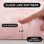 Close-up graphic of the plush pile highlighting cloud-like softness and 2.36 inch thickness