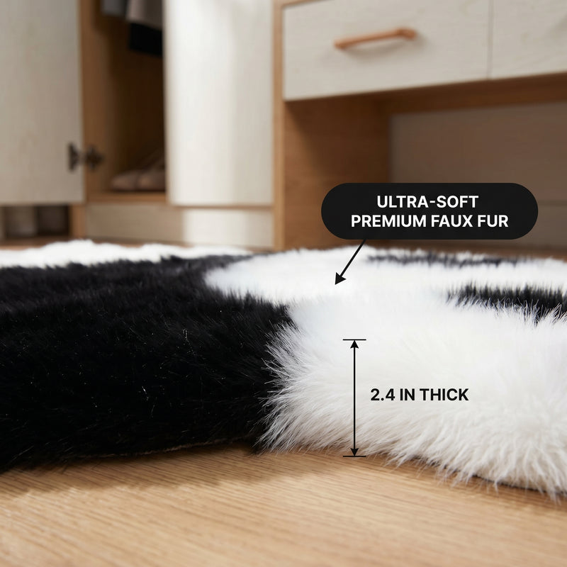 Close-up graphic of the plush pile highlighting cloud-like softness and 2.36 inch thickness