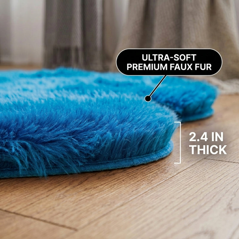 Close-up graphic of the plush pile highlighting cloud-like softness and 2.36 inch thickness