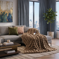 Show Queen (72”x84”) / Brown