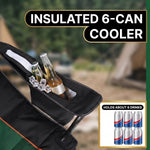 Heavy-duty camping chair with Q195 steel tube frame and 3-layer padded seat and back, rated to 550 lb capacity