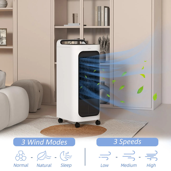 Premium 3-in-1 Ice Cooling Tower Climate Control System - 26 Inch