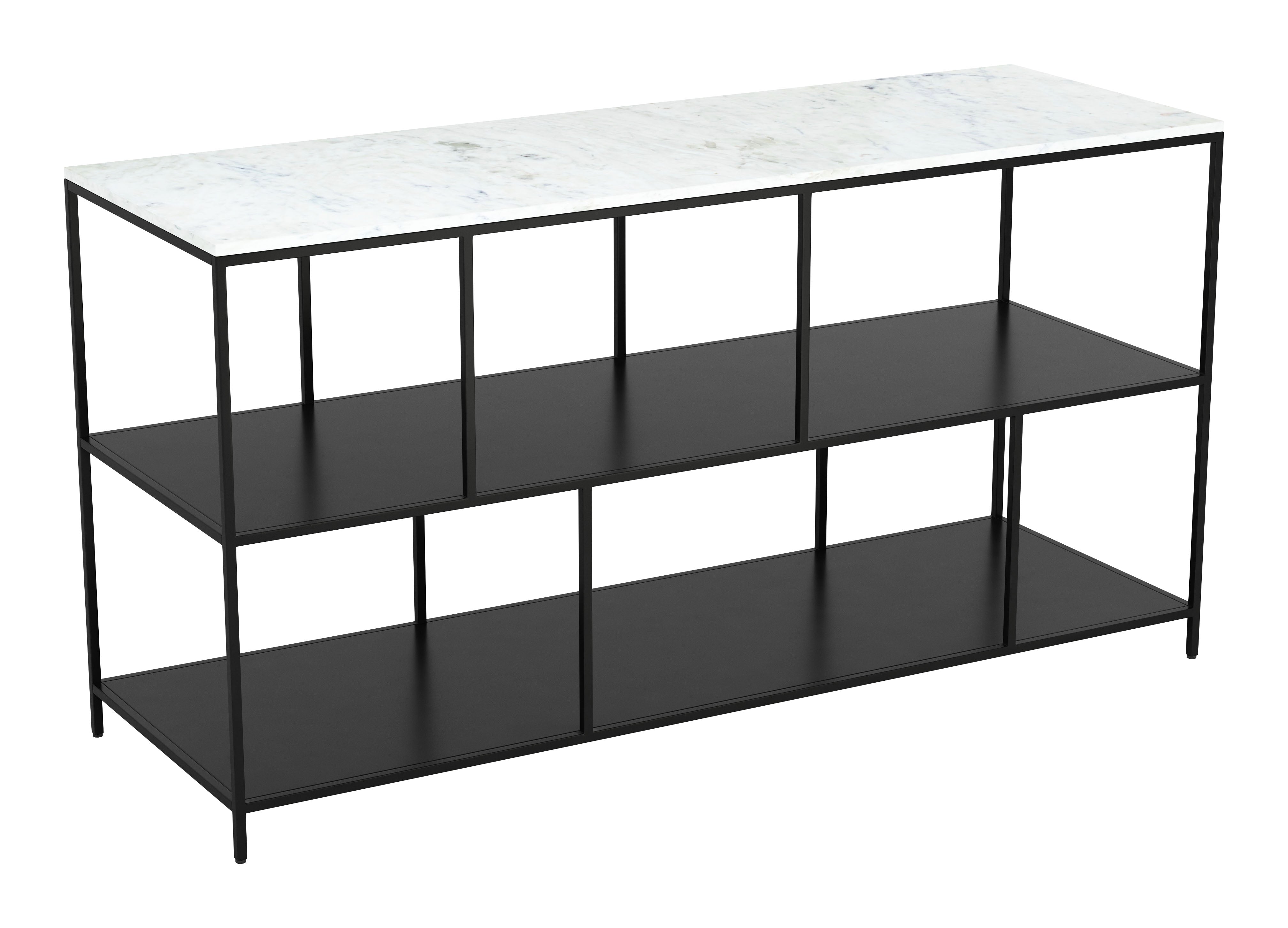 Singularity Console Table White & Black