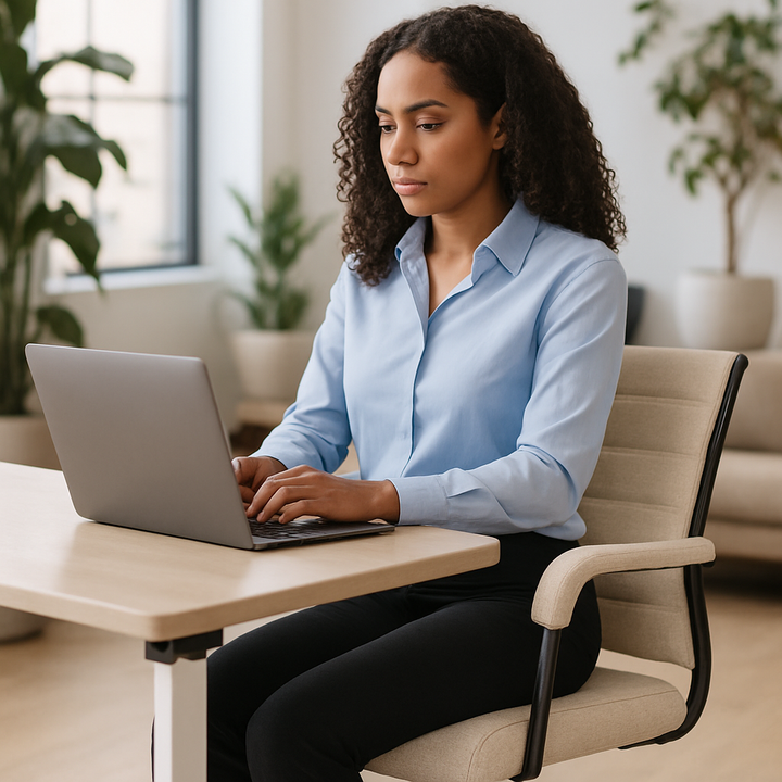 Modern Adjustable Task Chair – Ergonomic Support & Sleek Design | Home Office Seating | Trufairs