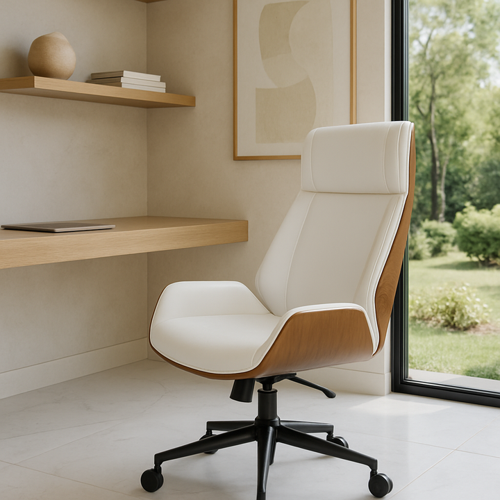 Flex Executive Elite High Back Office Chair in Pure White
