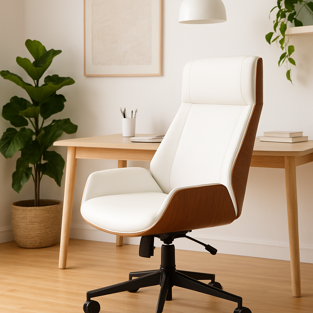 Flex Executive Elite High Back Office Chair in Pure White