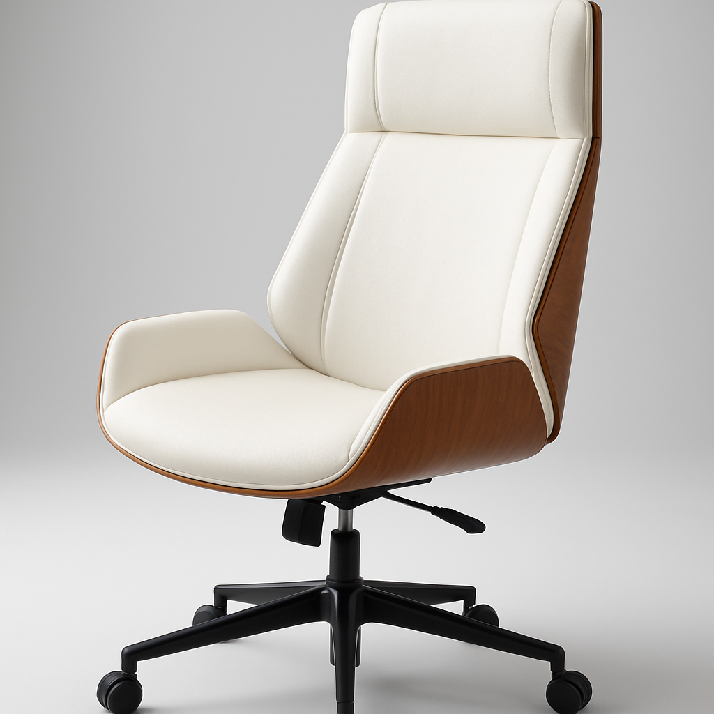Flex Executive Elite High Back Office Chair in Pure White