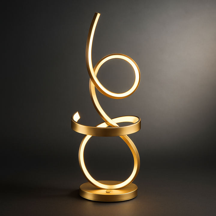 Amsterdam Luxe Touch Dimmer LED Table Lamp in Champagne Gold