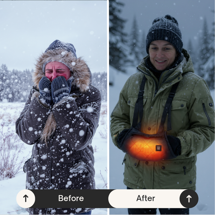 TrailHeat USB-Powered Heated Hand Muff – 3-Level Electric Warmer Pouch | Outdoor Sports & Hunting Gear | Trufairs