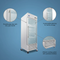 ORIKOOL 27" Commercial Display Refrigerator Swing Glass Door 23 Cu.ft Stainless Steel Reach-in Merchandiser Refrigerators with LED Lighting