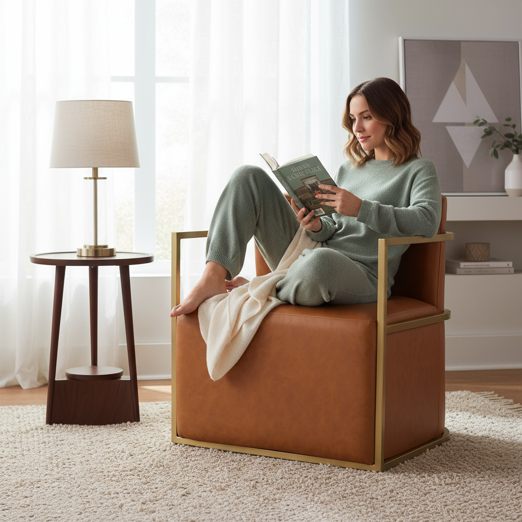 Xander Accent Chair Brown