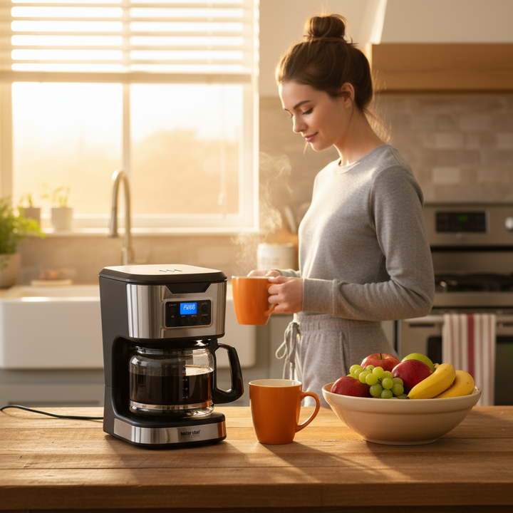 Better Chef 12-Cup Programmable Coffee Maker with Stainless Steel Accents