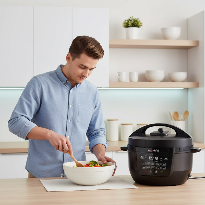 7.5 Qt Large Pressure Cooker with 7-in-1 Multicooker Settings