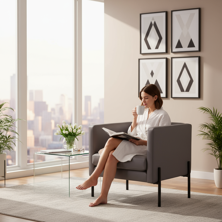 Jess Accent Chair Gray