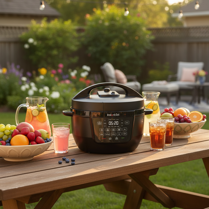 7.5 Qt Large Pressure Cooker with 7-in-1 Multicooker Settings