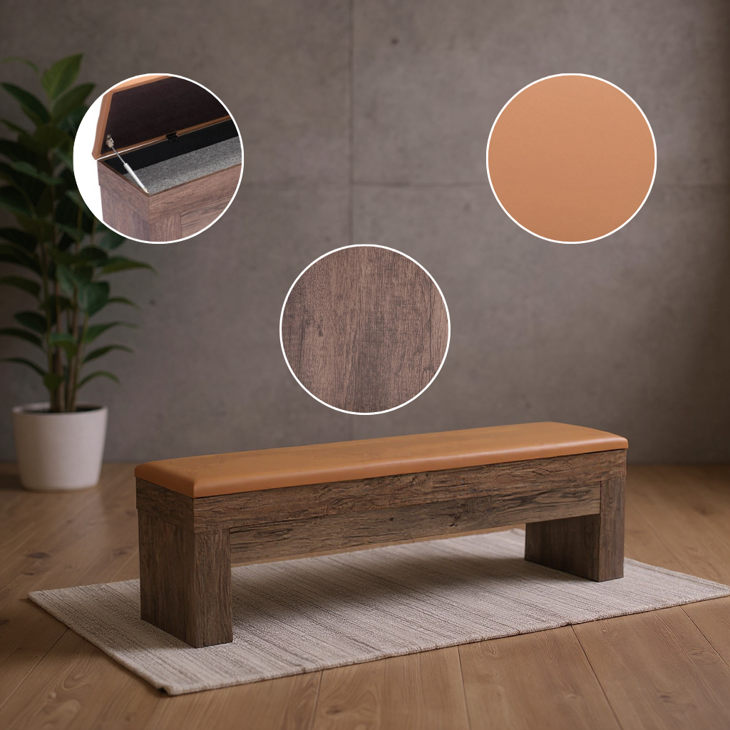 Contemporary Storage Bench – Multi-Functional Entryway Seating | Modern Furniture | Trufairs
