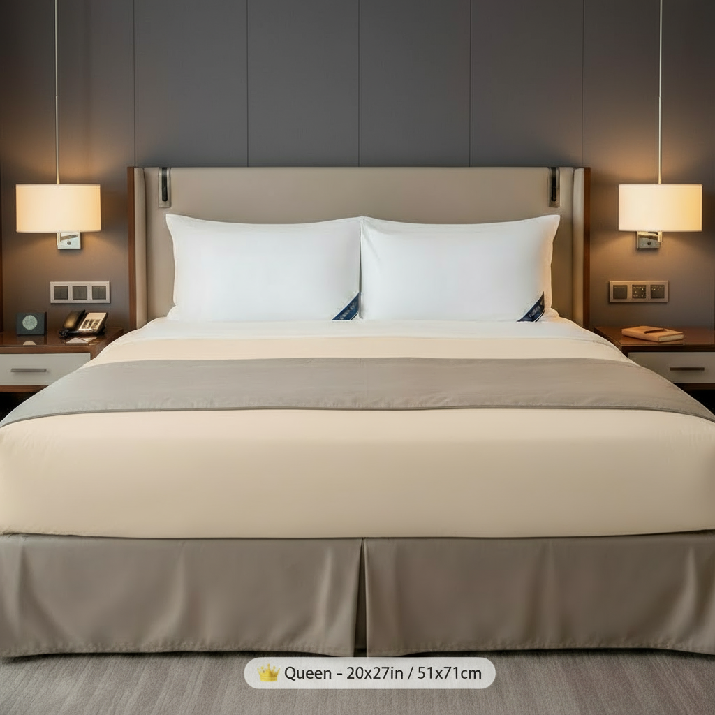 Bed Pillows Blue, 2pack