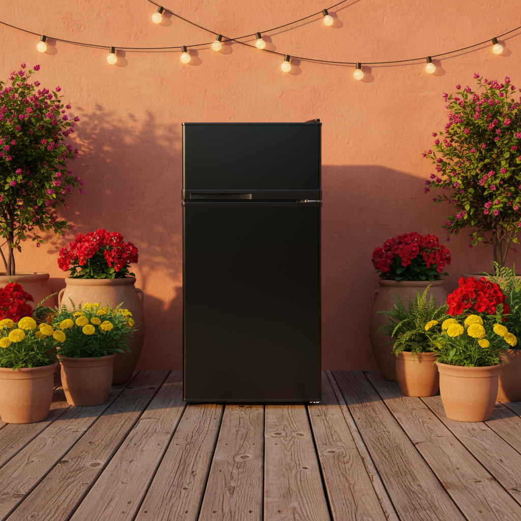 2 Doors Cold-rolled Sheet Compact Refrigerator