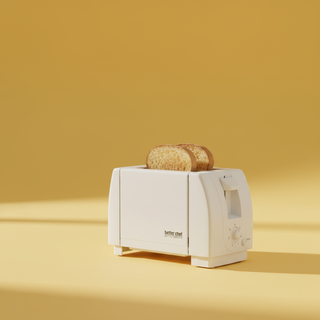 Better Chef 2-Slice Toaster with Pull-Out Crumb Tray