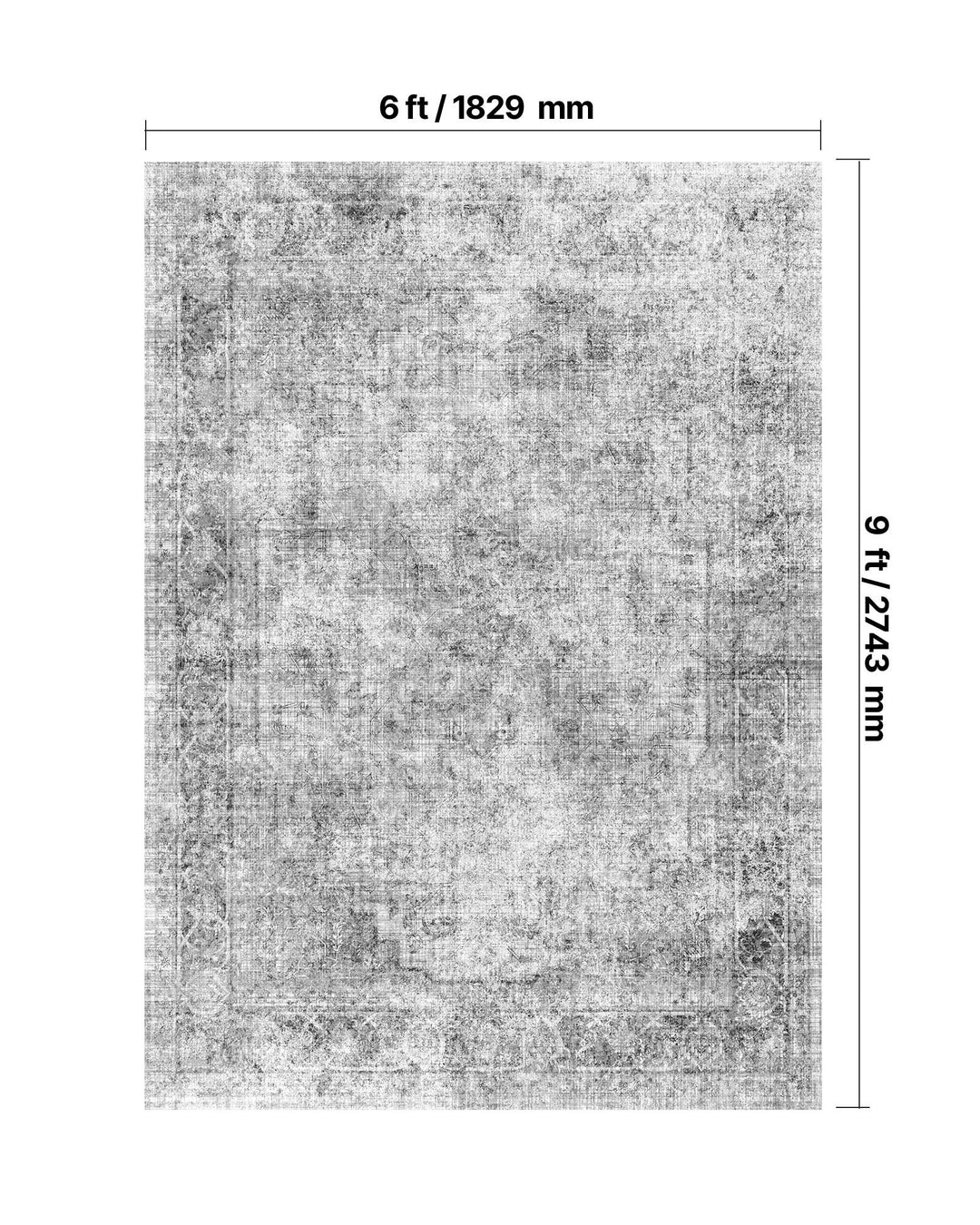 VEVOR Area Rug, 5 x 7 ft Large Washable Rug, Non-Slip and Tear-Resistant Soft Carpet, Pet & Child Friendly Modern Area Rugs, Indoor Mat for Bedroom, Office, Living Room, Kids Room, Entryway, Blue