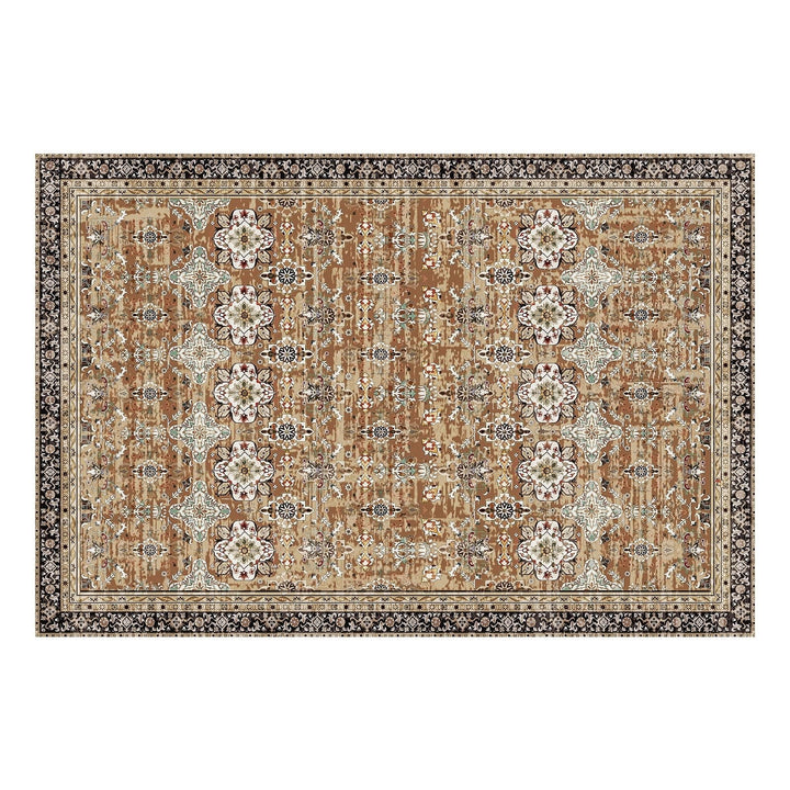 VEVOR Area Rug, 5 x 7 ft Large Washable Rug, Non-Slip and Tear-Resistant Soft Carpet, Pet & Child Friendly Modern Area Rugs, Indoor Mat for Bedroom, Office, Living Room, Kids Room, Entryway, Blue