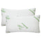 2-Pack Queen Bamboo Memory Foam Pillows – Hypoallergenic Shredded Fill & Washable Cover | Trufairs