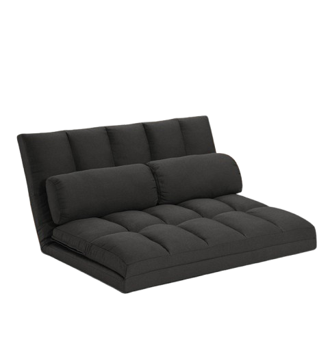 Compact Gray Convertible Sleeper Loveseat with Toss Pillows – The Ultimate Space-Saving Investment