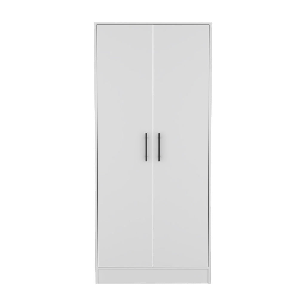 Two Piece White Bedroom Set