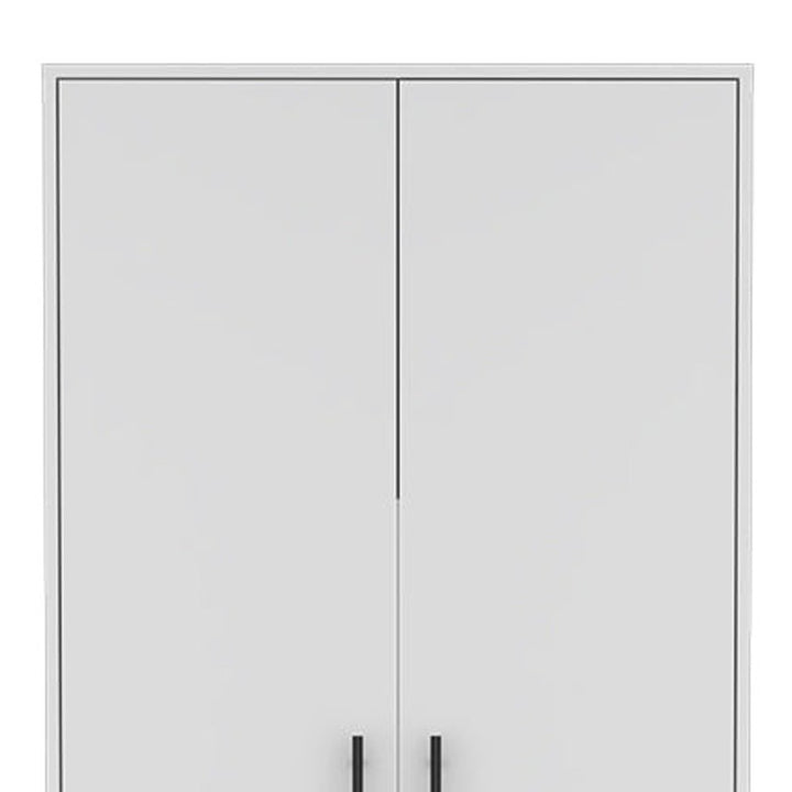 Two Piece White Bedroom Set
