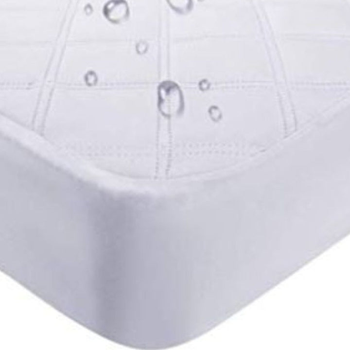 Premium Waterproof Bamboo Terry Crib Mattress Protector - Ultra-Soft 9" Deep Pocket Cover with Silent Protection