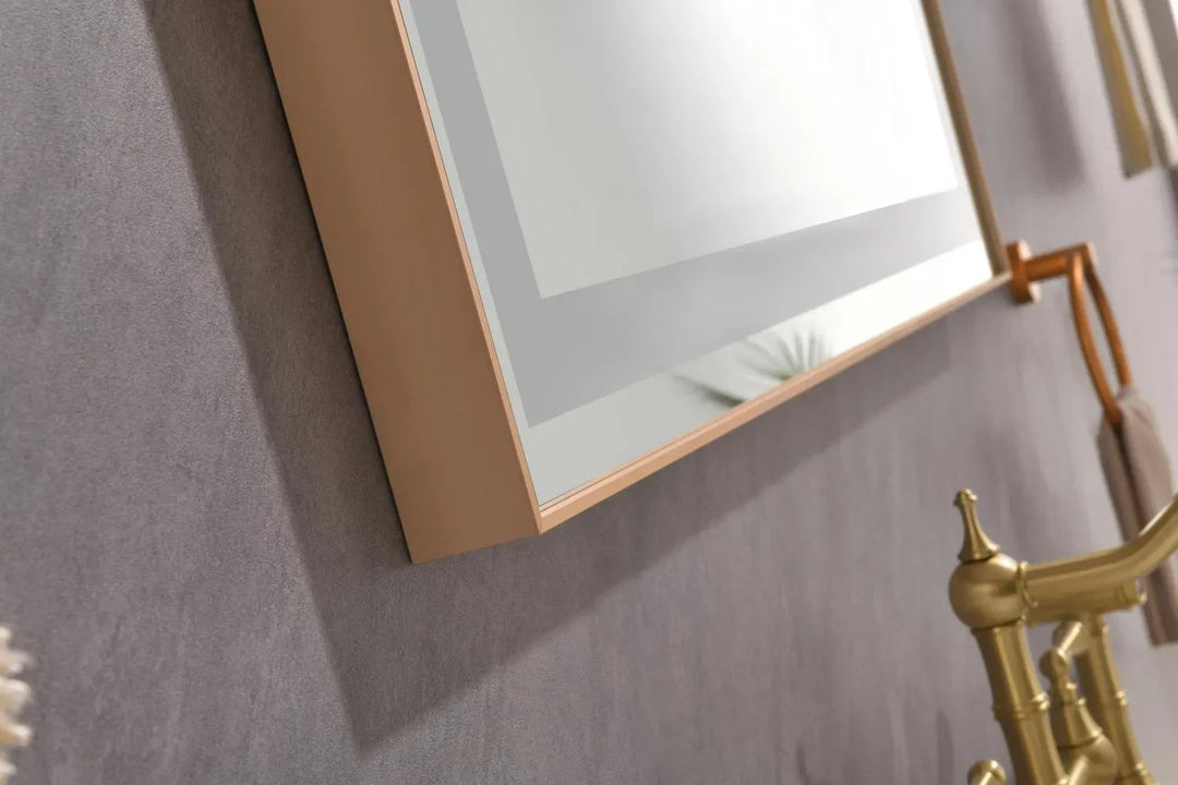 118″ × 36″ LED Vanity Mirror with Aluminum Frame, Anti-Fog & Stepless Dimming | Trufairs