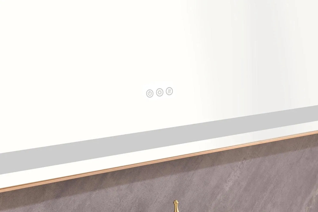 118″ × 36″ LED Vanity Mirror with Aluminum Frame, Anti-Fog & Stepless Dimming | Trufairs