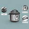 Duo 7-in-1 Mini Electric Pressure Cooker, Slow Rice Cooker, Steamer, Sauté, Yogurt Maker, Warmer & Sterilizer