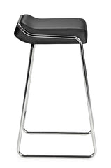 Wedge Barstool Black