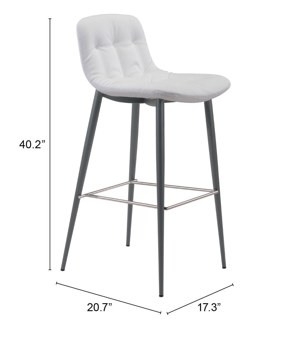 Tangiers Barstool White