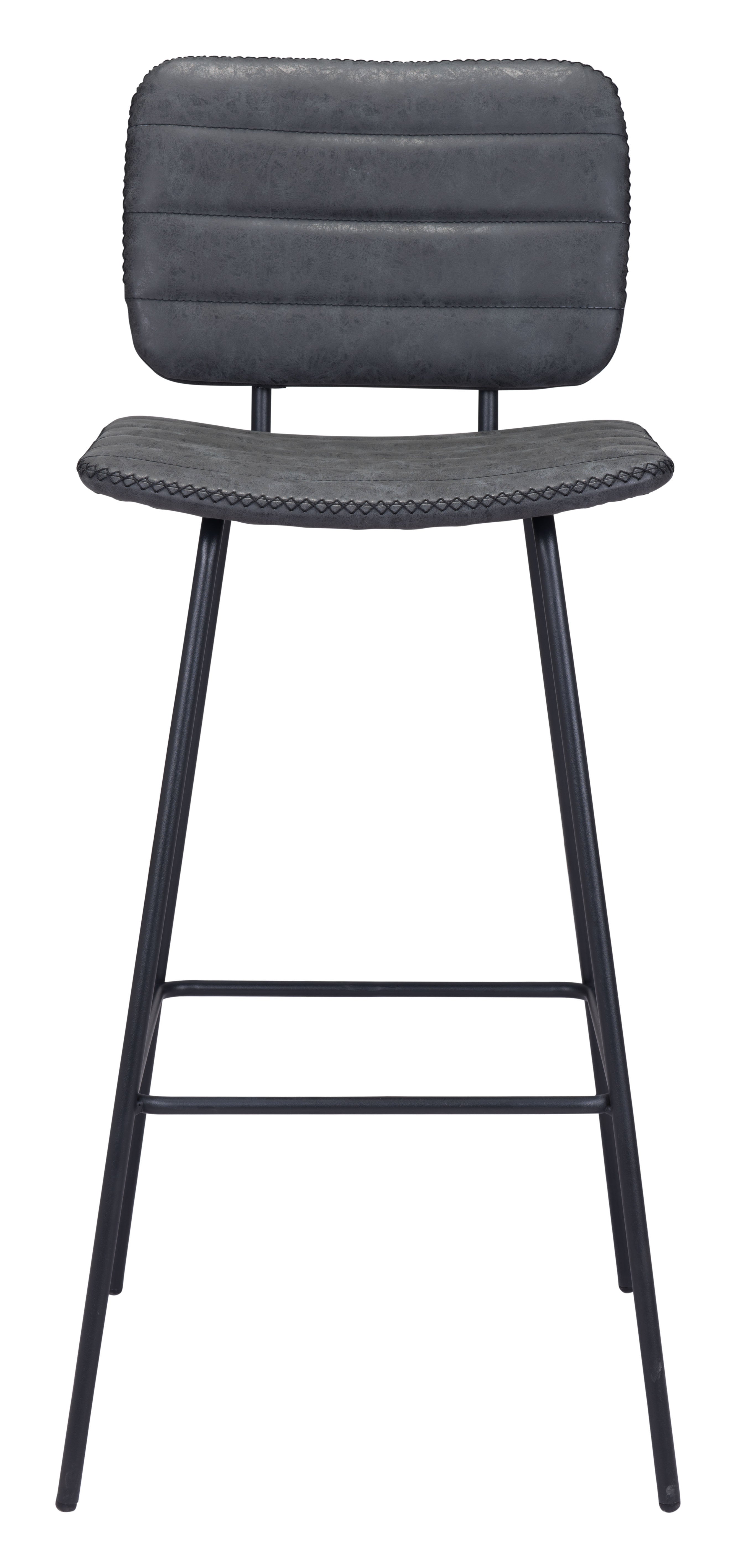 Boston Barstool (Set of 2) Vintage Black