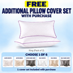 Hotel-Style Down Alternative Pillows, Set of 2 – Standard, Queen & King