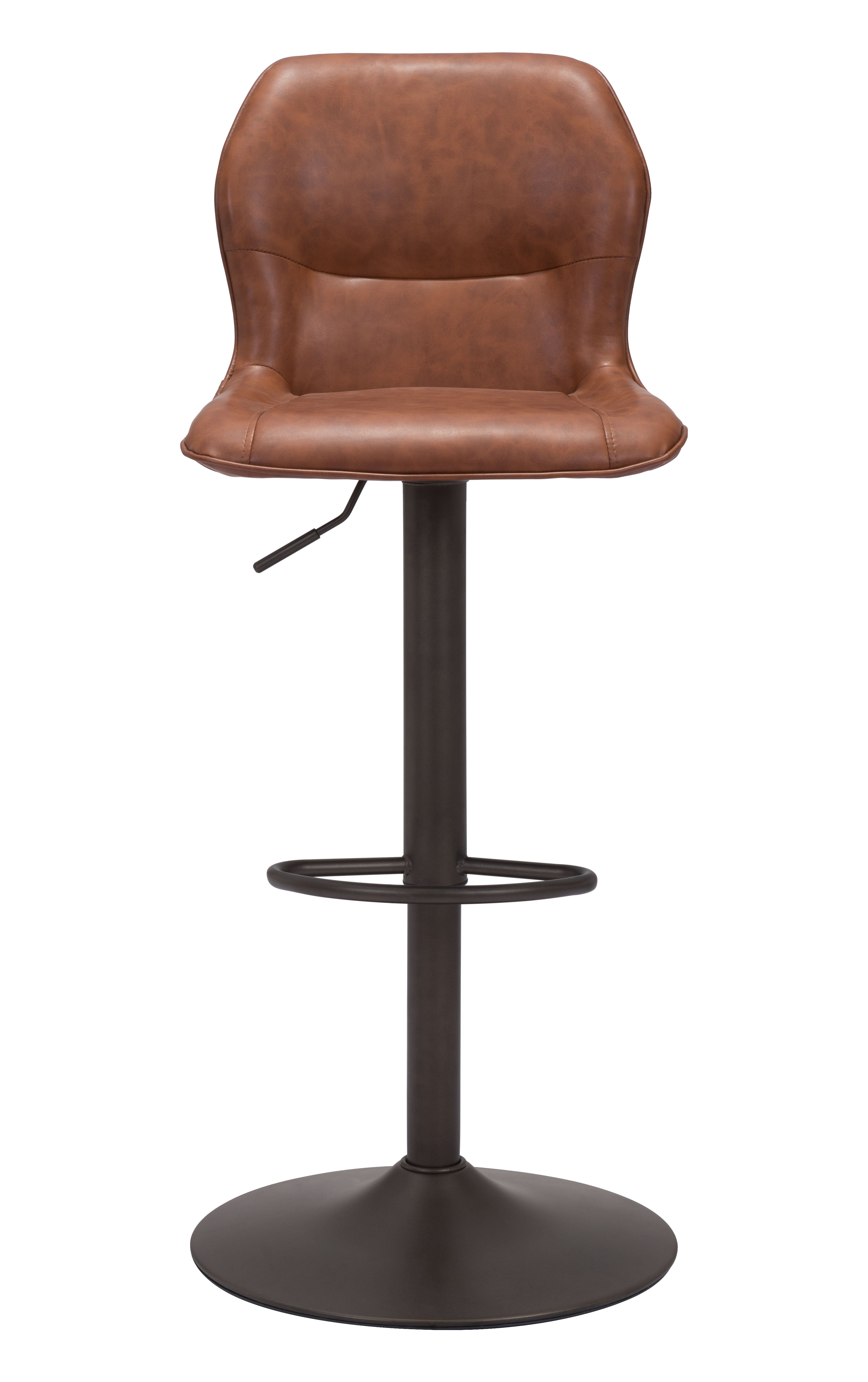 Vital Barstool Vintage Brown & Dark Bronze