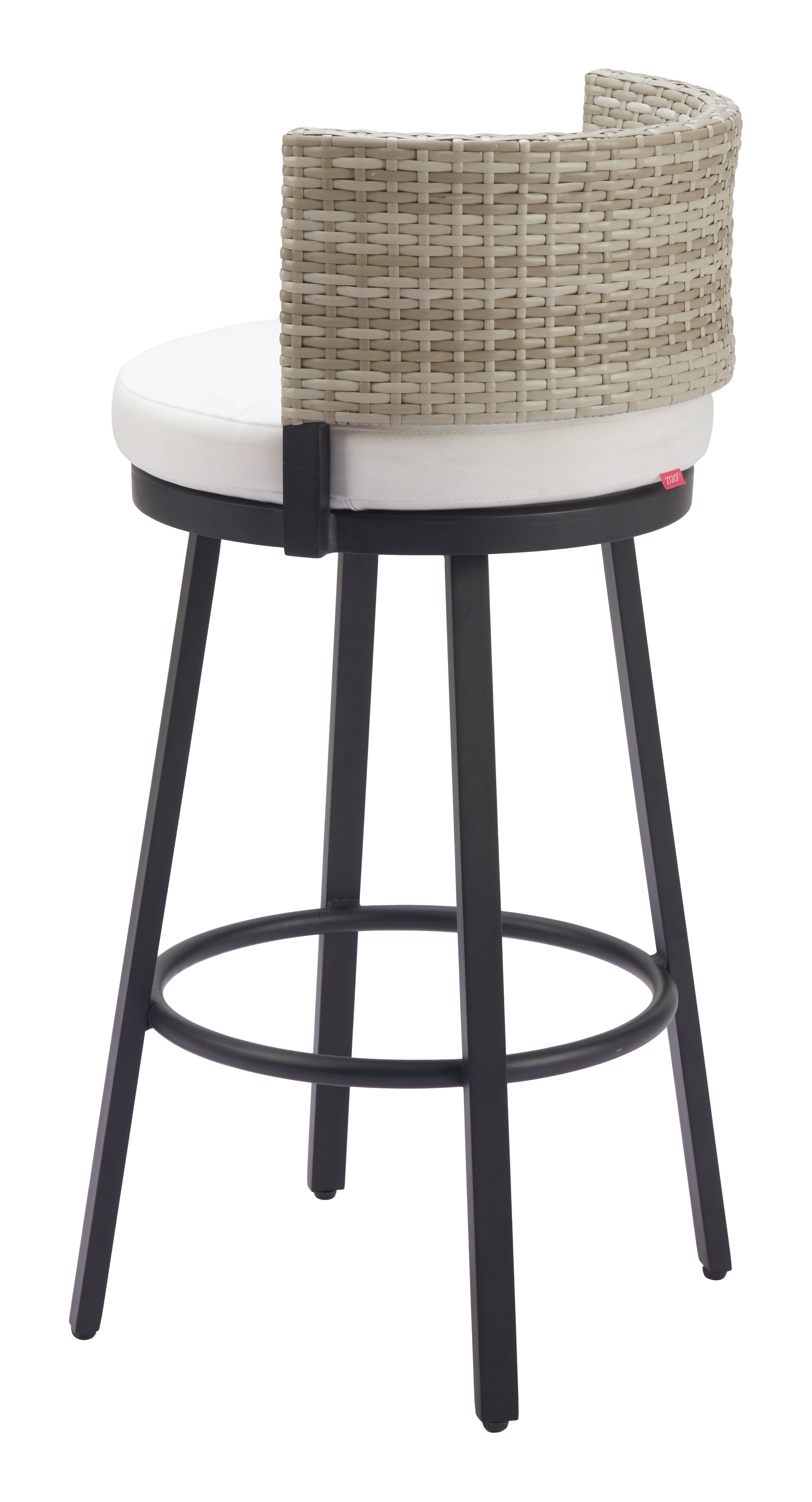 Midnight Wave Barstool White