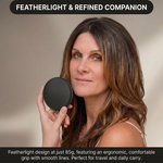 Dimension chart for the 3.3 by 2.5 inch LED travel makeup mirror