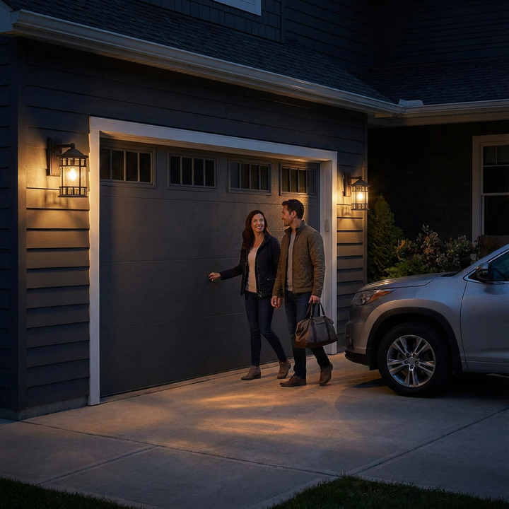 Matte Black Canister Outdoor Wall Light – Modern Simplicity & Resilient Design | Exterior Cylinder Sconce | Trufairs