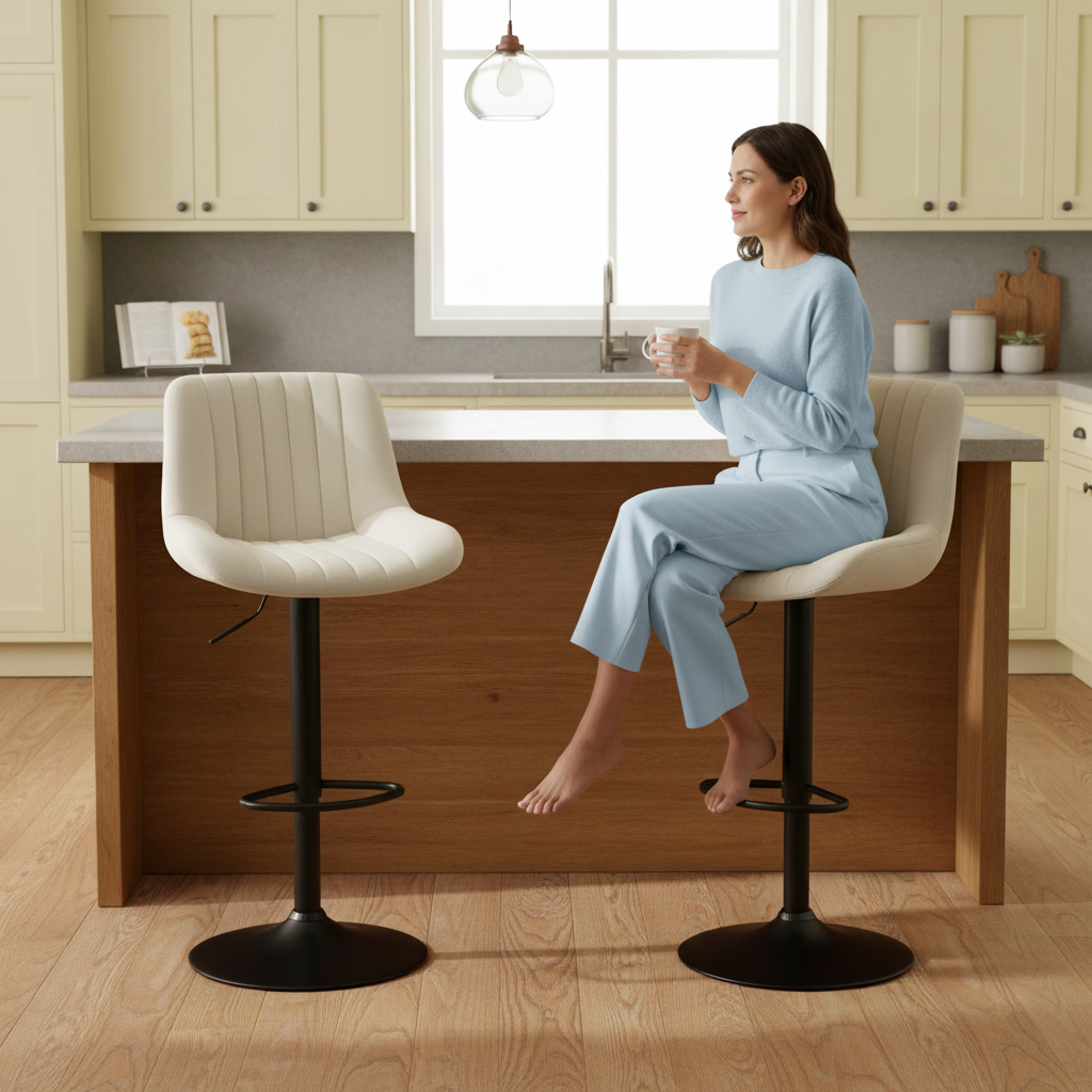 Modern High Bar Stools for Kitchen Islands, Home Bars & Coffee Areas | Trufairs
