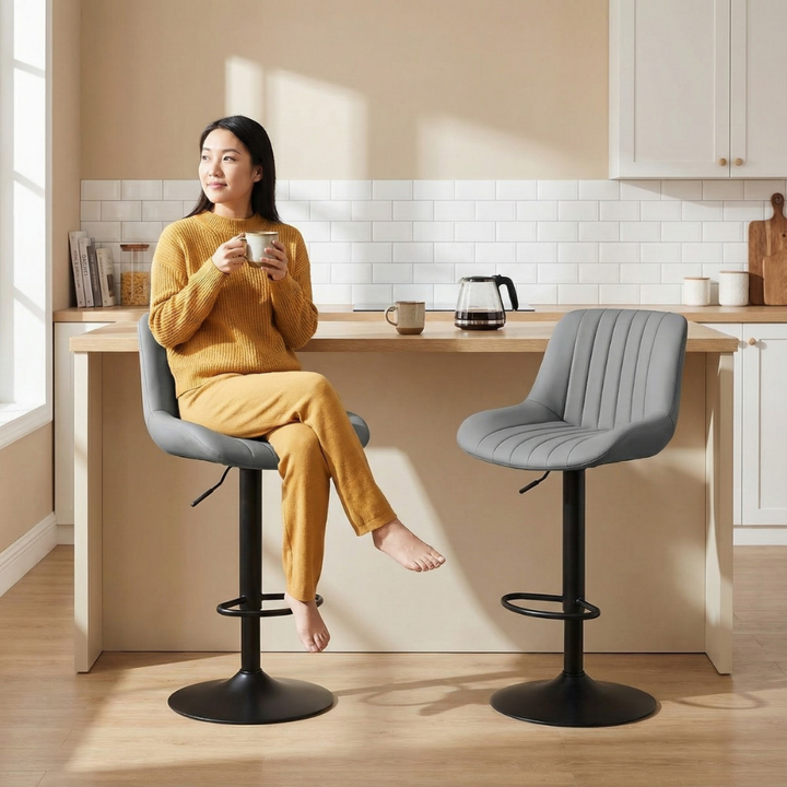 Modern High Bar Stools for Kitchen Islands, Home Bars & Coffee Areas | Trufairs